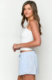 Skyler Blue Striped Shorts