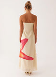 Darcy Maxi Dress Yellow Floral