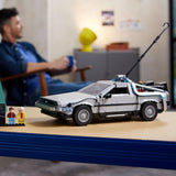 LEGO Icons Back to the Future Time Machine 10300 Model Car Building Kit Based on the Delorean from the Iconic Movie Perfect Build for Teens and Adults Who Love to Create