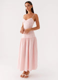 Found You Midi Dress Pink