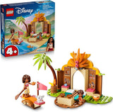 LEGO Disney Moana Village House Boat 43282 Building Toys for Girls Boys Ages 4 Develops Fine Motor Skills Moana Minidoll 85 pieces Gift for Birthdays