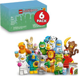 LEGO Minifigures Animal Series 28 6 Pack Kids Toys in Sealed Mystery Boxes Themed Figures to Collect Birthday Party Favors Gift idea for Boys Girls Ages 5 66813