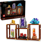 LEGO Ideas Mineral Collection Building Set for Adults Ages 18 Bedroom or Office Decor with 3 Display Shelves Unique Gift Idea for Men Women 21362