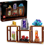 LEGO Ideas Mineral Collection Building Set for Adults Ages 18 Bedroom or Office Decor with 3 Display Shelves Unique Gift Idea for Men Women 21362