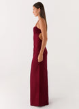 Joanie Maxi Dress Maroon
