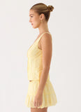 Aberley Top Yellow