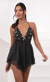 Halter Romper in Black