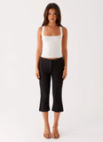 Rue Capri Pants Black