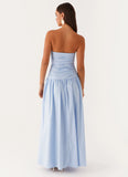 Carmel Maxi Dress Blue