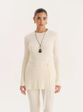 Cream Knitted Top