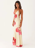 Hollywood Maxi Dress Orchid Yellow
