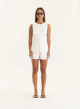 White Tailored Waistcoat