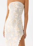 Minni Sequin Maxi Dress Ivory