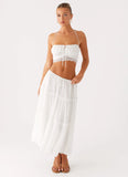 Evi Midi Skirt Ivory