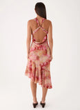 Sinnie Midi Dress Botanic Cheetah