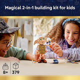 LEGO Harry Potter Dobby the Free Elf 76469 Collectible Building Toy for Girls Boys Ages 8 Display as Bedroom or Book Shelf Decor 379 pieces Gift Idea