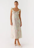 Europa Midi Dress Mystic Paisley