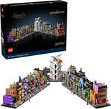 LEGO Harry Potter Diagon Alley Wizarding Shops Building Set for Adults Collectible Kit for Harry Potter Fans with 12 Microfigures Gift Idea for Men Women Fans 76444