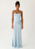 Emory Corset Maxi Dress Blue