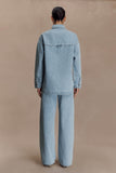 Lioda Oversized Denim Shirt 80S Blue