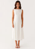 Maylah Midi Dress White