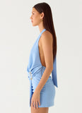 Right Now Mini Dress Periwinkle