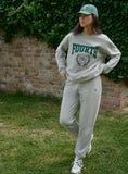 Grey Fourth Branded Cuffed Jogger