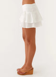 Lisbon Mini Skirt White