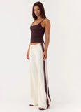Deacon Low Rise Pants Bloom Stripe