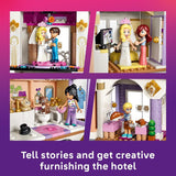 LEGO Friends Heartlake City Grand Hotel 42704 Building Toy for Girls Boys Ages 9 Dollhouse Playset W 6 Minidolls 1406 pieces Gift for Birthdays