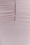 Rafaella Slinky And Mesh Maxi Dress Pale Pink