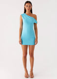 Island Time Mini Dress Turquoise