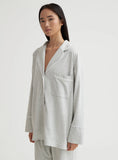Grey Marl Jersey Pyjama Shirt