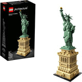 LEGO Architecture Statue of Liberty Model Building Set Collectible New York City Souvenir Creative Home Décor or Office Centerpiece Great Gift Idea for Adults and Teens 21042
