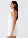 Famous Mini Dress White
