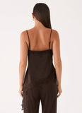 Melisana Cowl Top Chocolate