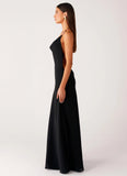 Morning Crush Cowl Maxi Dress Black