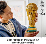 LEGO Editions FIFA World Cup Official Trophy Building Set Kit for Display in Bedroom Home Office Book Shelf Soccer Fans Collectible W World Cup 2026 Minifigure Gift for Birthdays 43020