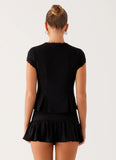 Landon Mini Skort Black