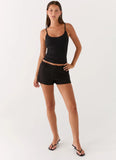 Freedom Mini Shorts Black