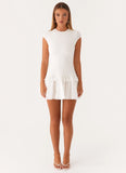 Hopeless Romantic Mini Dress White