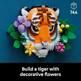 LEGO Art The Fauna Collection Tiger Building Set for Adults 18 New Home or Housewarming Gift Idea Collectible DIY Kit for Men and Women Who Enjoy Arts and Crafts 31217