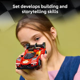LEGO Speed Champions Ferrari 499P 77261 Building Toy for Boys Girls Ages 9 Detailed Toy Car for Kids Play or Display Model 329 pieces Gift for Birthdays