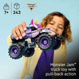 LEGO Technic Monster Jam Sparkle Smash Pull Back Truck Toy for Boys Girls Monster Truck Building Toy W Pull Back Racing Action for Kids Ages 7 Gift Idea for Birthdays 42220
