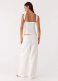 Emilia Pant White