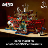 LEGO ONE Piece The Baratie Floating Restaurant Building Set for Adults Collectible Building Blocks for Anime Fans 18 Arts and Crafts DIY Kit W 10 Minifigures Gift Idea for Birthdays 75640