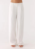Emilia Pant White