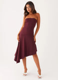 Juliana Midi Dress Mulberry
