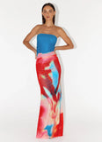 Iroha Strapless Maxi Dress Twilight Petal