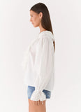 Verrin Cotton Blouse White